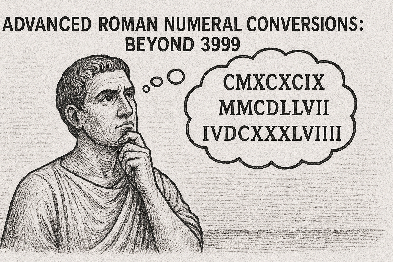 Advanced Roman Numeral Conversions Beyond 3999