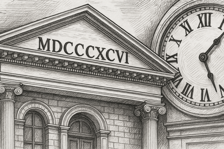 How Roman Numerals Are Used in Architecture and Design
